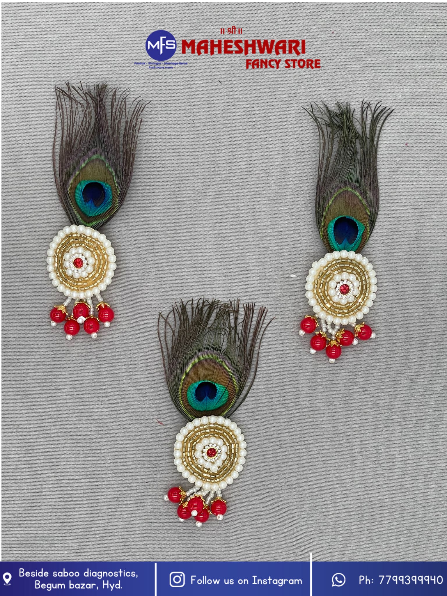 Morpankh Swagat Brooch